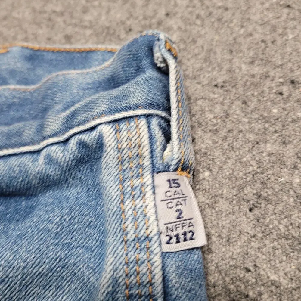 Tyndale Jeans Men 38x26*Flame Resistant FR Workwear Relaxed Broken In FRMC Denim
